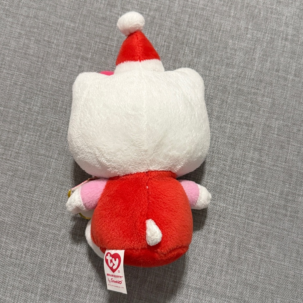 TY Beanie Baby Hello Kitty X-Mas Candy Cane Stuff Animal - Picture 2 of 4